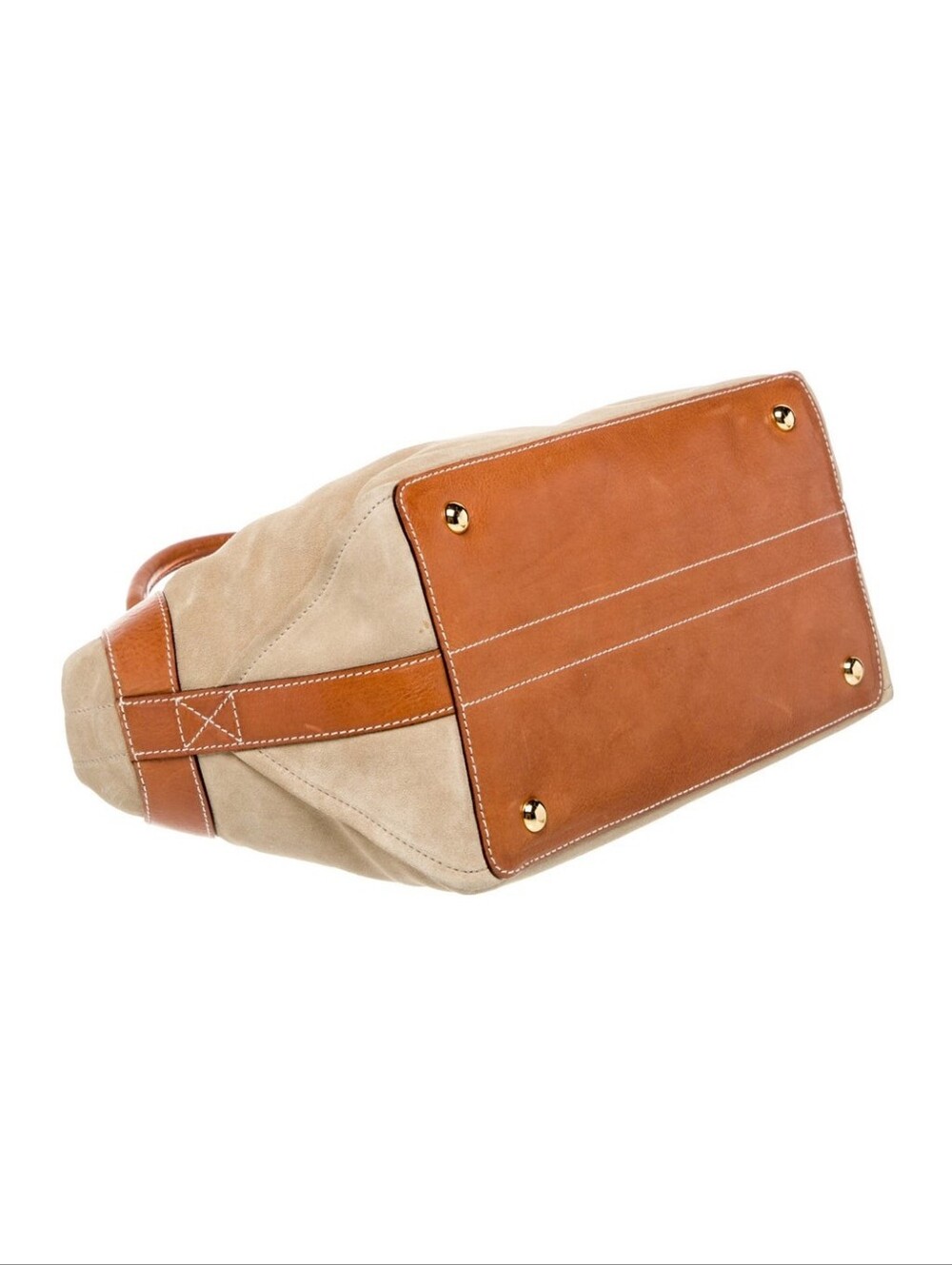 Kate Spade Tan Suede Top Handle Bag NWOT - Picture 3 of 10